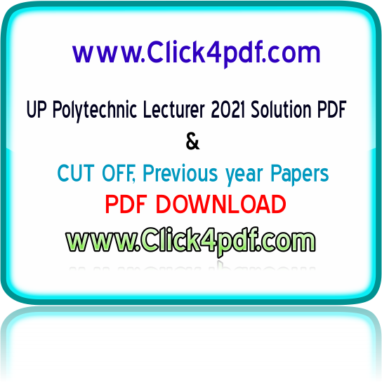 UP Polytechnic Lecturer 2021 Solution PDF
