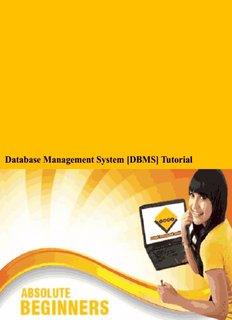 [PDF] Database Management System [DBMS] Tutorial PDF Free Download