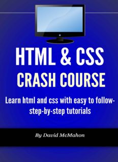 [PDF] HTML & CSS Crash Course: Learn html and css with easy to follow-step-by-step tutorials PDF Free Download