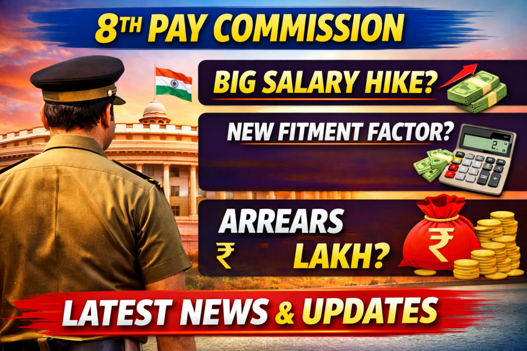 8th Pay Commission 2026: Latest updates Complete Details, Salary Calculator, Fitment Factor etc.